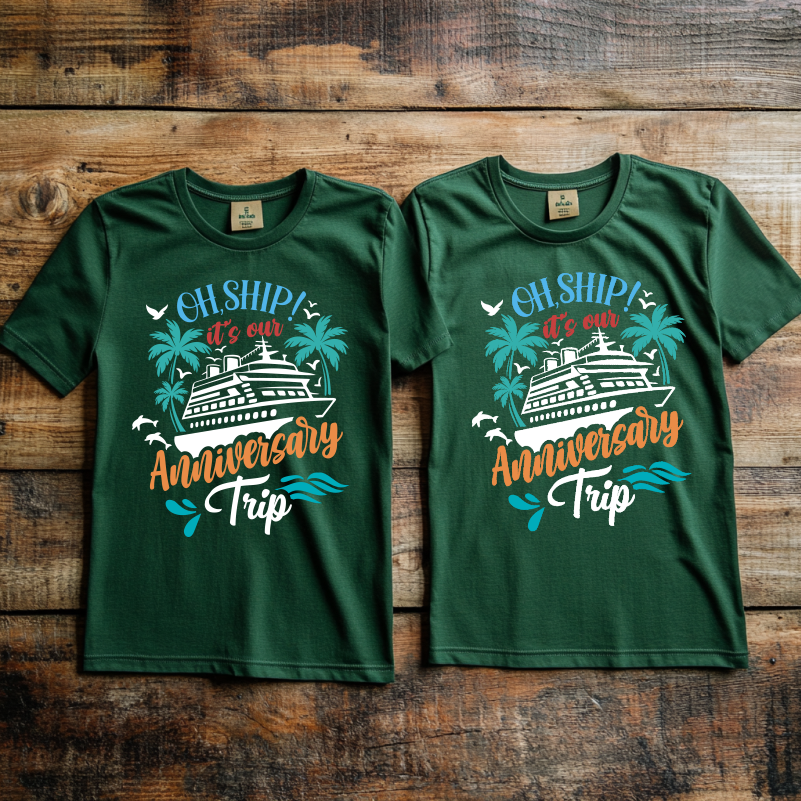 "Cruise Anniversary” design 1 Custom Cruise T-shirt design