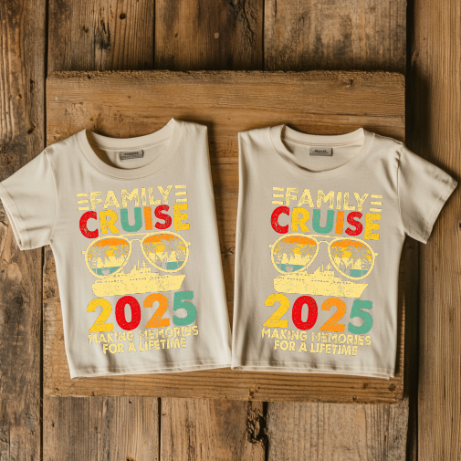(Family Cruise) Cruise Crew Custom T-Shirt – Personalized Vacation Tee for Family & Group Trips