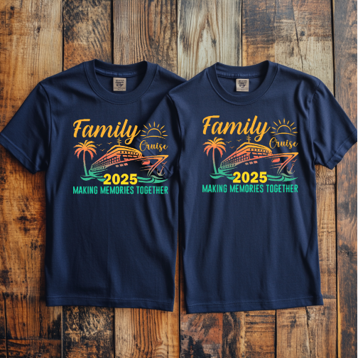 (Family Cruise) Cruise Crew Custom T-Shirt – Personalized Vacation Tee for Family & Group Trips (Copy)