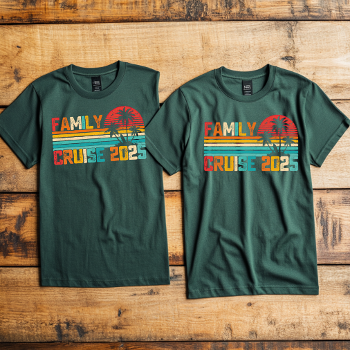 (Family Cruise3) Cruise Crew Custom T-Shirt – Personalized Vacation Tee for Family & Group Trips (Copy)