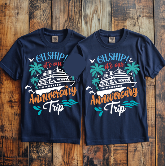 "Cruise Anniversary” design 1 Custom Cruise T-shirt design