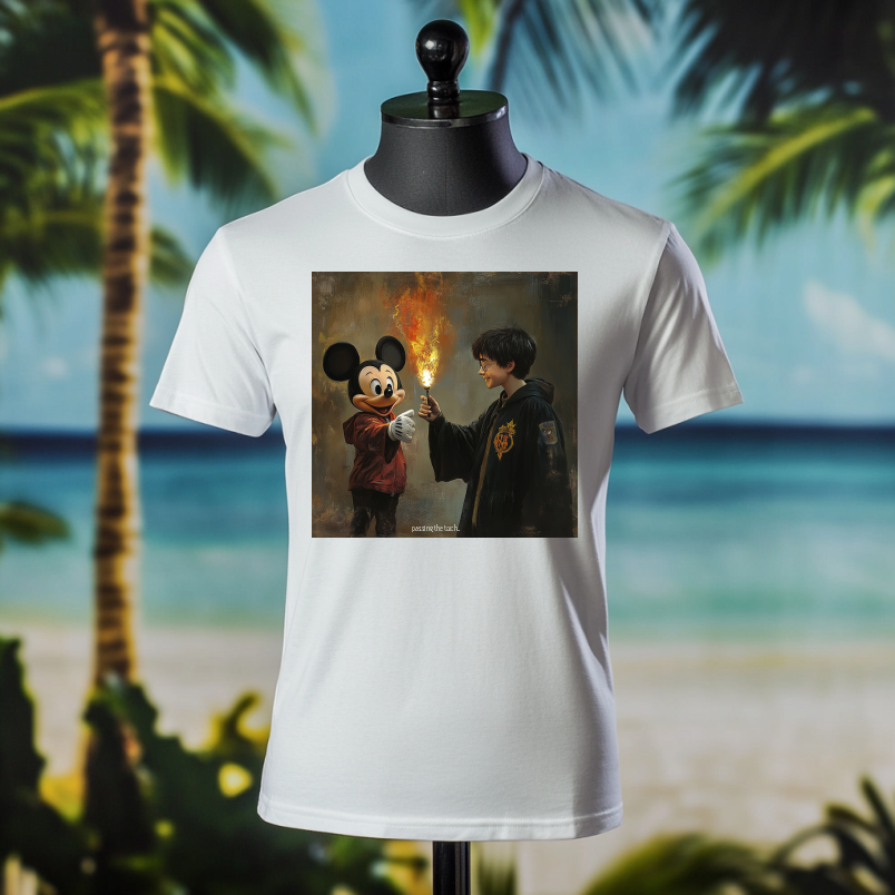 Universal Special Edition Custom Apparel for Family Vacations Tees Passing the Torch design