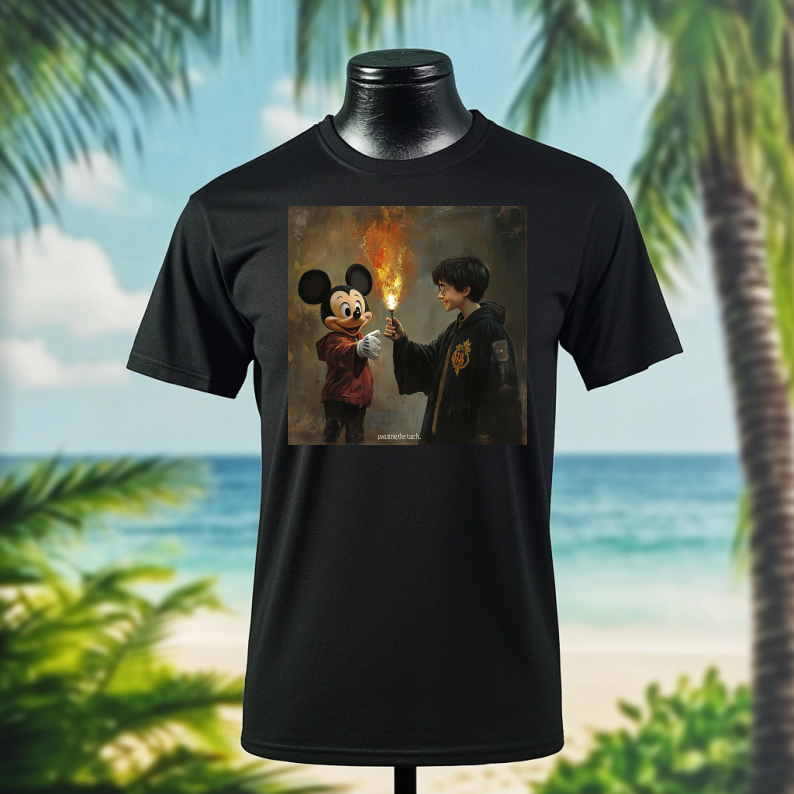 Universal Special Edition Custom Apparel for Family Vacations Tees Passing the Torch design