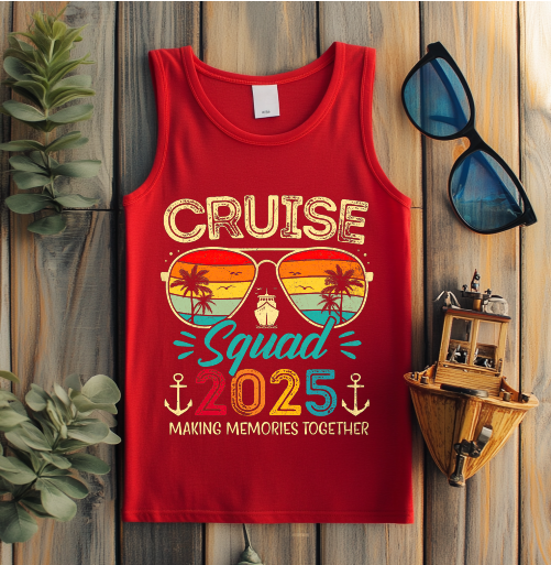 (Cruise Squad) Cruise Crew Custom T-Shirt – Personalized Vacation Tee for Family & Group Trips (Copy)