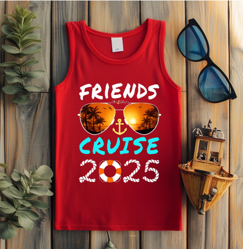 (Friends Cruise) Cruise Crew Custom T-Shirt – Personalized Vacation Tee for Family & Group Trips (Copy) (Copy)