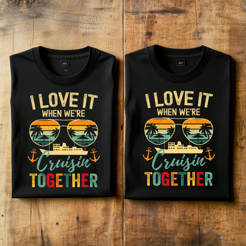 Cruise Crew Custom T-Shirt – Personalized Vacation Tee for Family & Group Trips