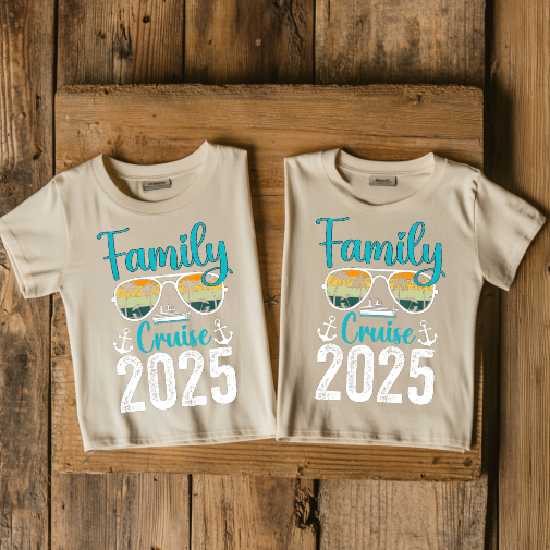 (Family Cruise2) Cruise Crew Custom T-Shirt – Personalized Vacation Tee for Family & Group Trips (Copy)