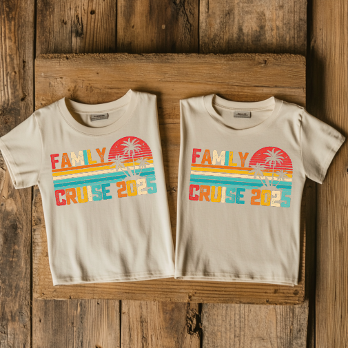 (Family Cruise3) Cruise Crew Custom T-Shirt – Personalized Vacation Tee for Family & Group Trips (Copy)