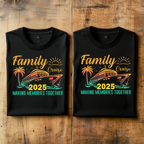 (Family Cruise) Cruise Crew Custom T-Shirt – Personalized Vacation Tee for Family & Group Trips (Copy)