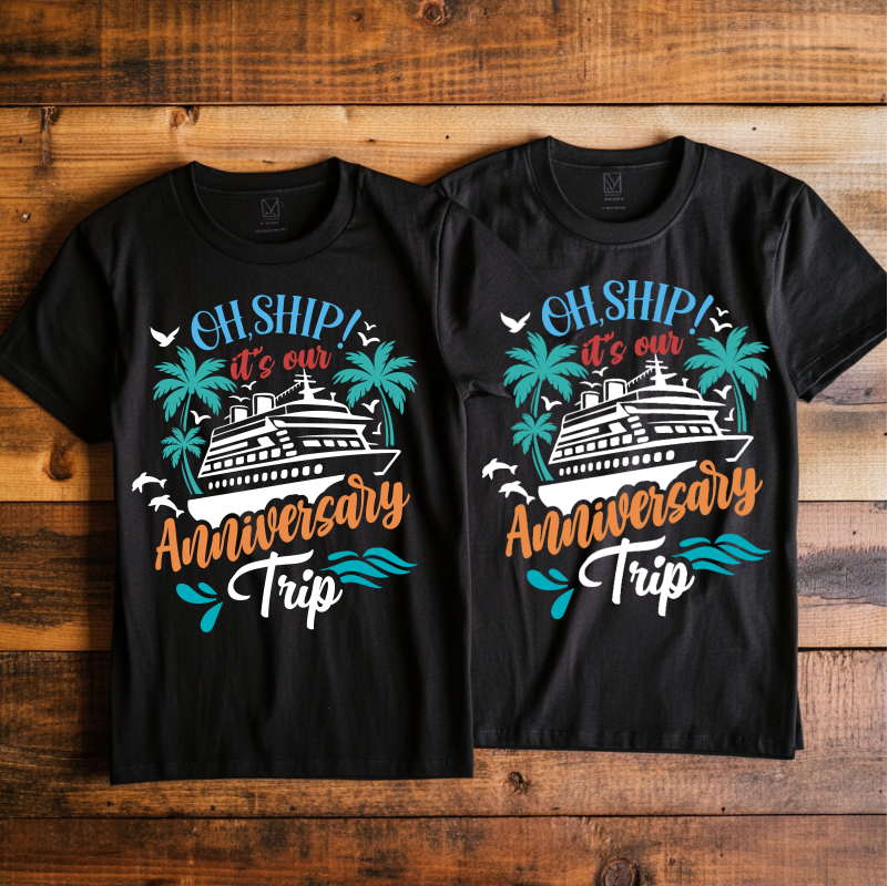 "Cruise Anniversary” design 1 Custom Cruise T-shirt design