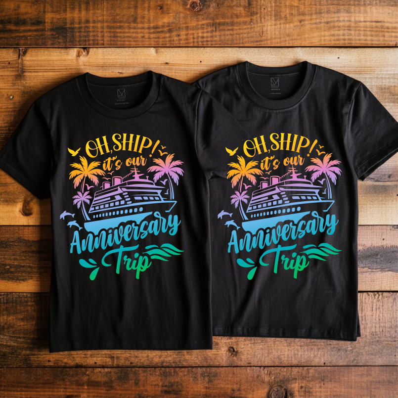 "Cruise Anniversary” design 2 Custom Cruise T-shirt design