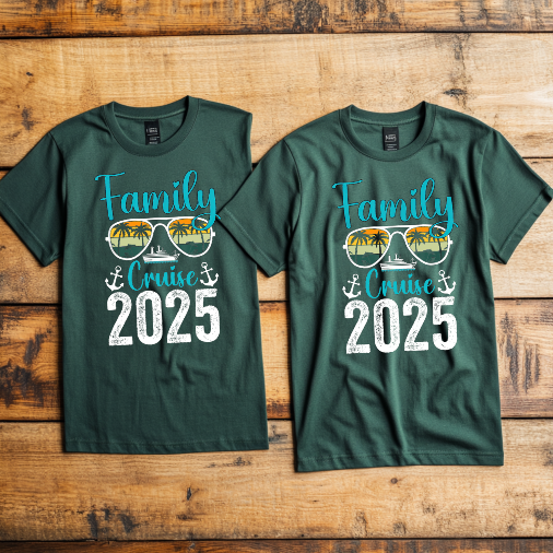 (Family Cruise2) Cruise Crew Custom T-Shirt – Personalized Vacation Tee for Family & Group Trips (Copy)