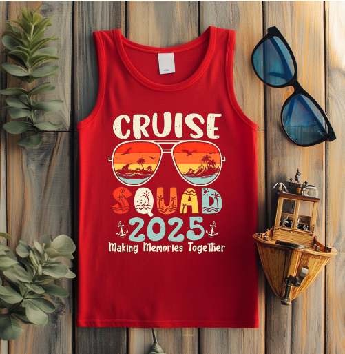 (Cruise Squad 2) Cruise Crew Custom T-Shirt – Personalized Vacation Tee for Family & Group Trips (Copy)
